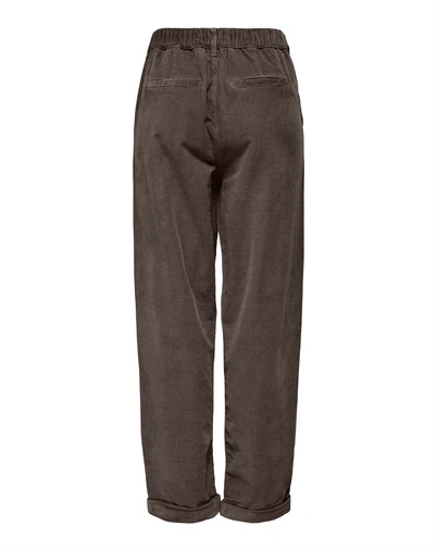 Only - ONLFlora Cord Carot Bukser - Chocolate Brown 